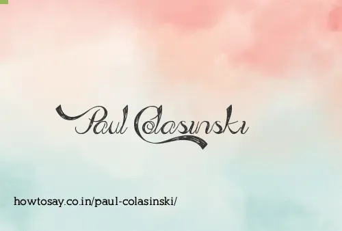 Paul Colasinski