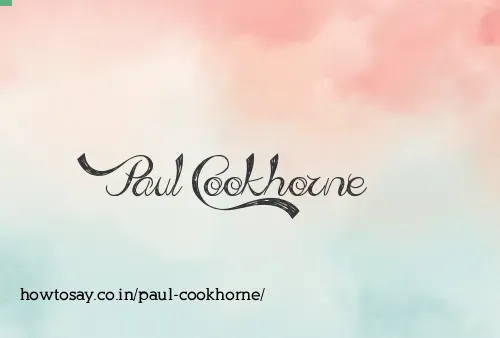 Paul Cookhorne