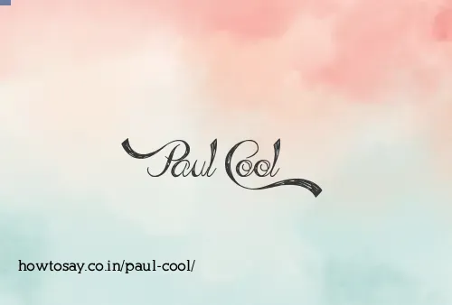 Paul Cool