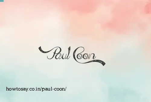 Paul Coon