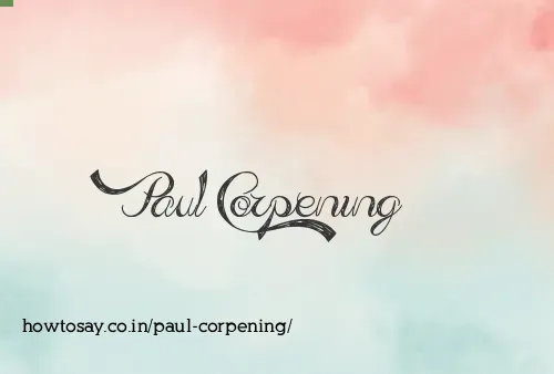 Paul Corpening