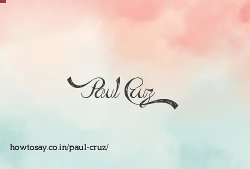 Paul Cruz