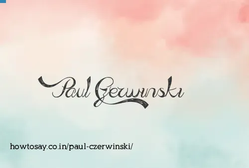 Paul Czerwinski