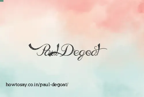 Paul Degoat
