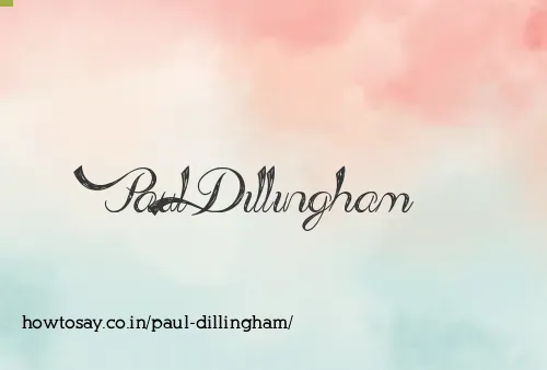 Paul Dillingham