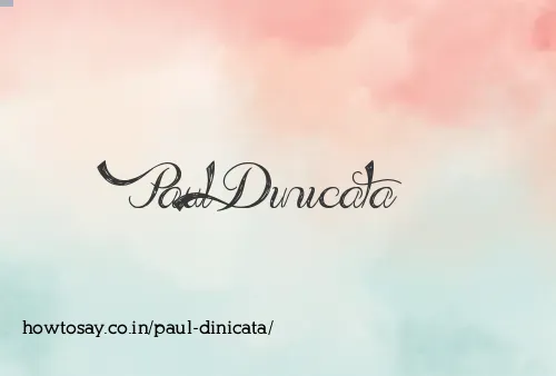 Paul Dinicata