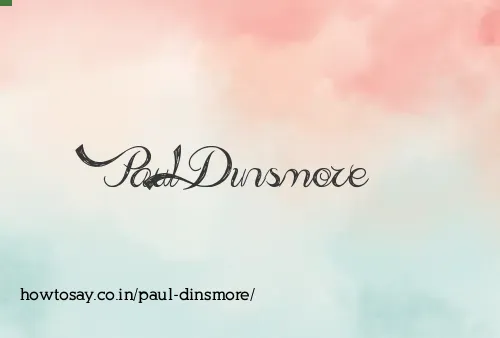 Paul Dinsmore