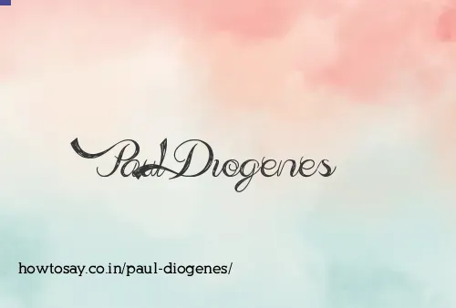 Paul Diogenes