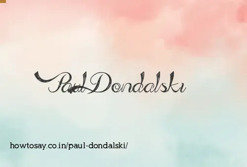 Paul Dondalski