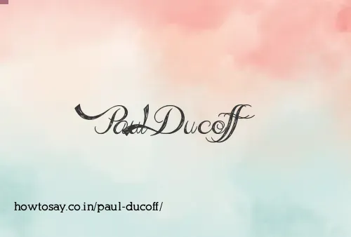 Paul Ducoff
