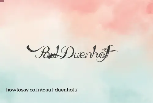 Paul Duenhoft