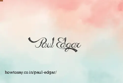 Paul Edgar