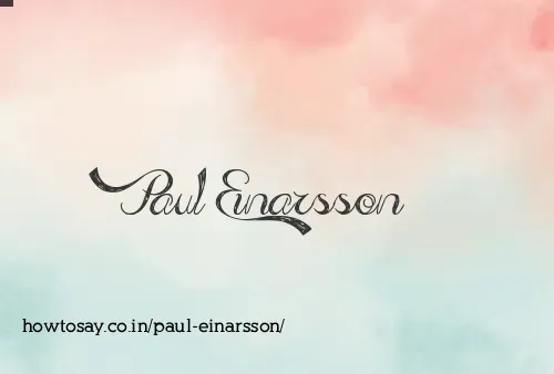 Paul Einarsson