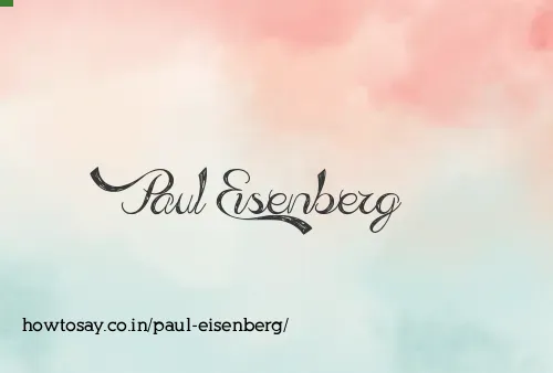 Paul Eisenberg