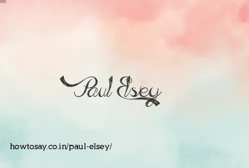 Paul Elsey
