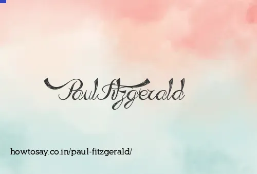 Paul Fitzgerald