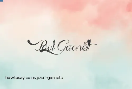 Paul Garnett