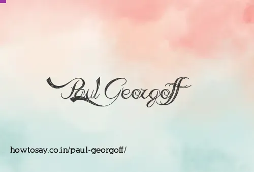 Paul Georgoff