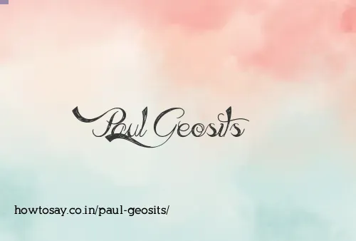 Paul Geosits