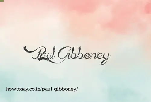 Paul Gibboney
