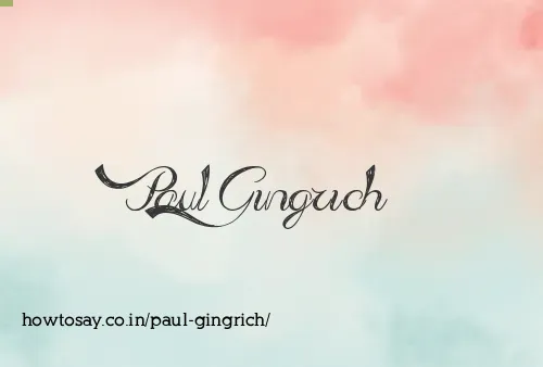 Paul Gingrich
