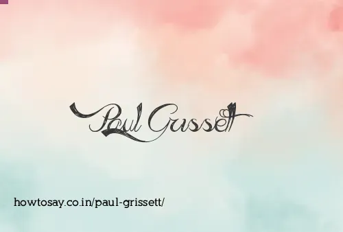 Paul Grissett