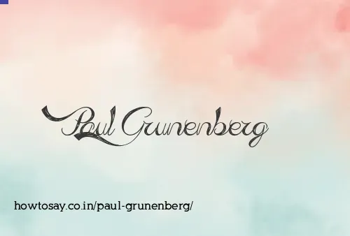 Paul Grunenberg