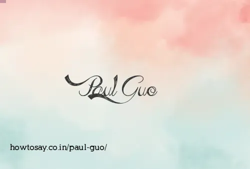 Paul Guo