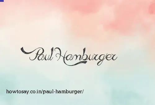 Paul Hamburger