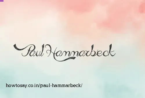 Paul Hammarbeck