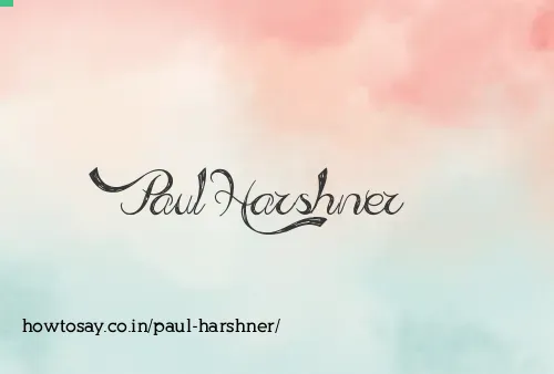 Paul Harshner