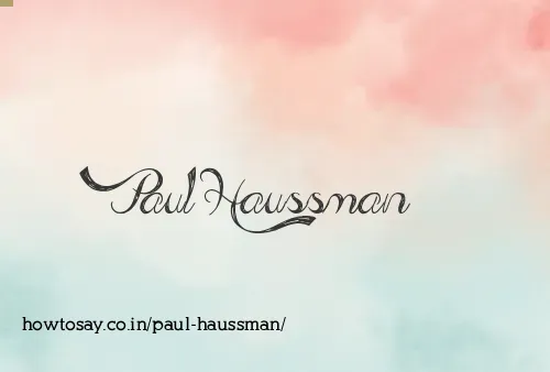 Paul Haussman