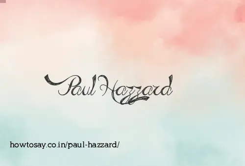 Paul Hazzard