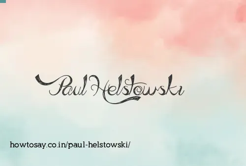 Paul Helstowski