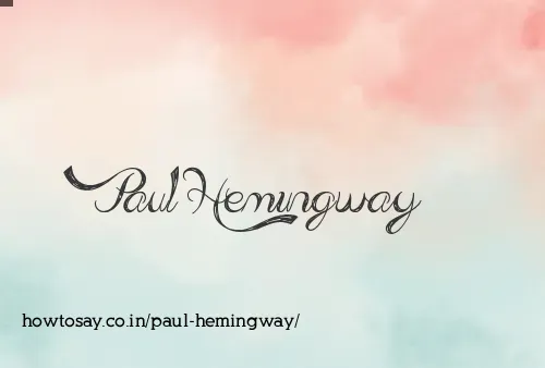 Paul Hemingway