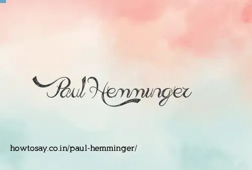 Paul Hemminger