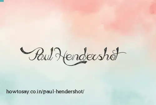 Paul Hendershot