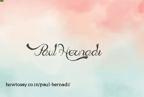 Paul Hernadi