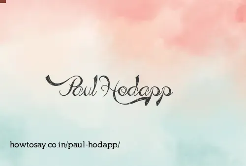 Paul Hodapp