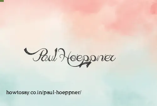 Paul Hoeppner