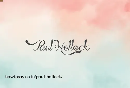 Paul Hollock