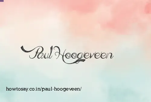 Paul Hoogeveen