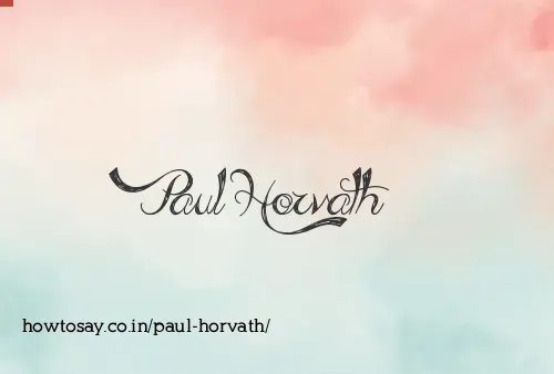 Paul Horvath