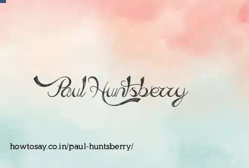 Paul Huntsberry