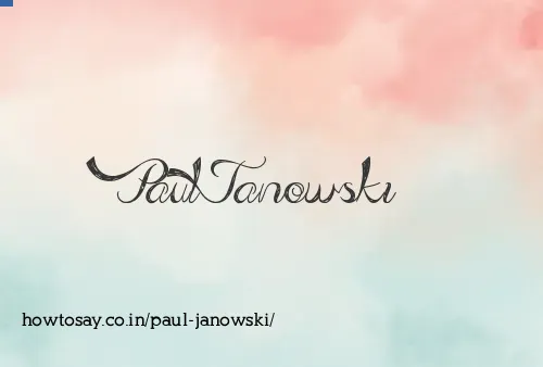 Paul Janowski