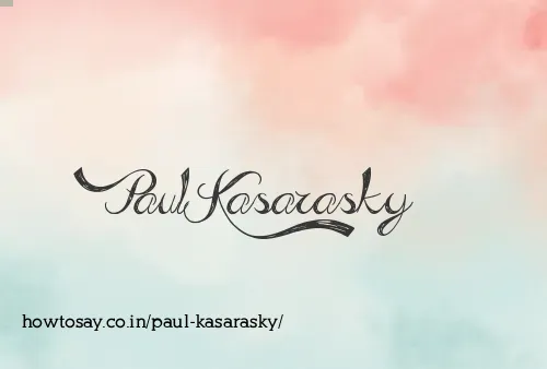 Paul Kasarasky