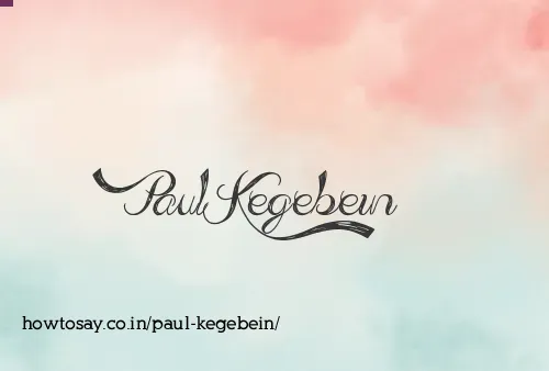 Paul Kegebein