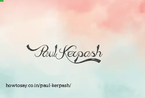 Paul Kerpash