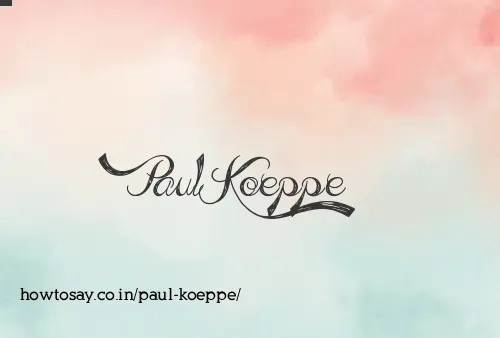 Paul Koeppe