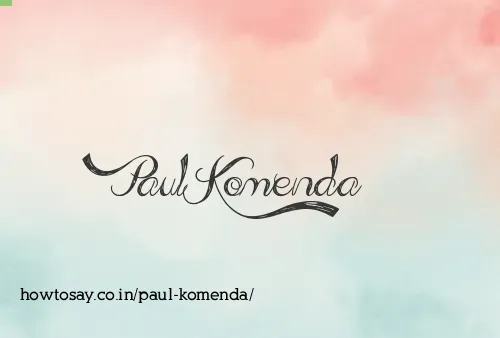 Paul Komenda